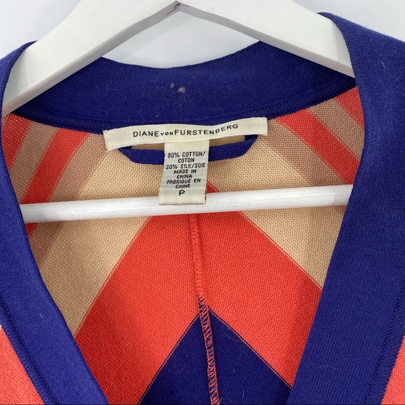 Diane von Furstenberg chevron cardigan - Picture 3 of 6
